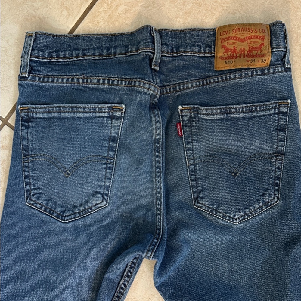 Levi Strauss 510 jeans, size 31 x 30. Classic for school, work or leisure